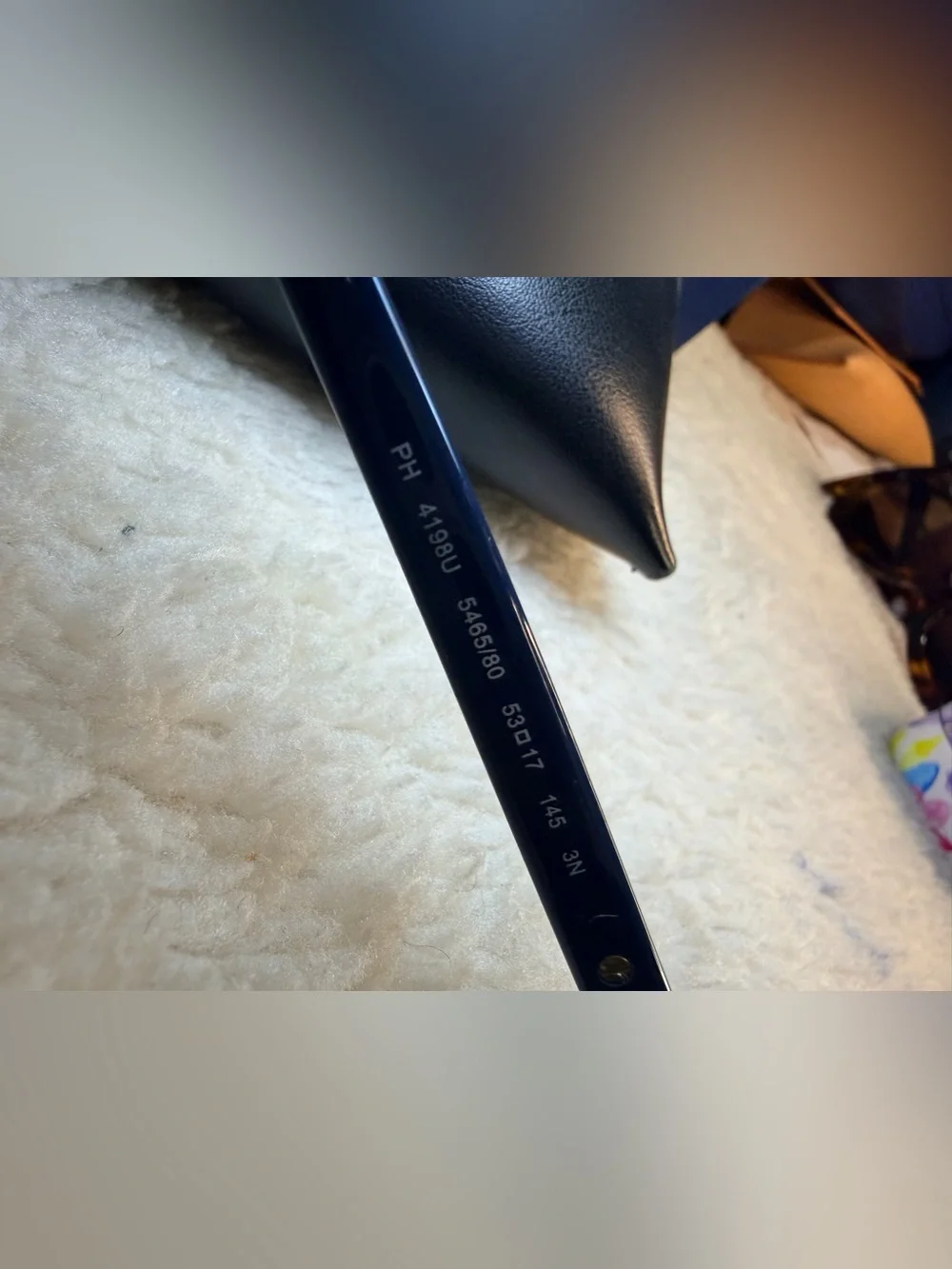 67. NEW Polo by Ralph Lauren Teal Oval Sunglasses with Gold Temple Accent